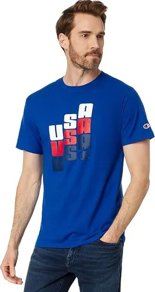 Champion Americana Classic Graphic Tee I (Surf the Web) Men's Clothing