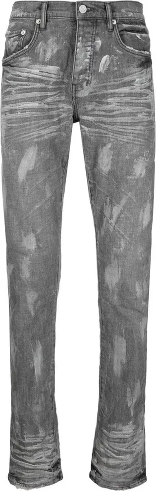 Vintage Bleach-Effect Skinny-Jeans