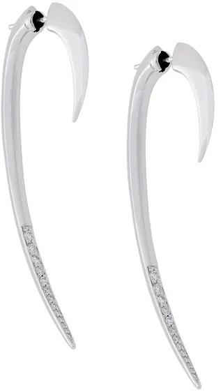diamond large Hook earrings