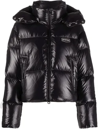 Logo-Patch Puffer Jacket