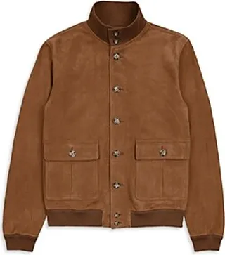 Valstar Valstarino Suede Bomber Jacket