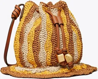 Raffia Mushroom Bag