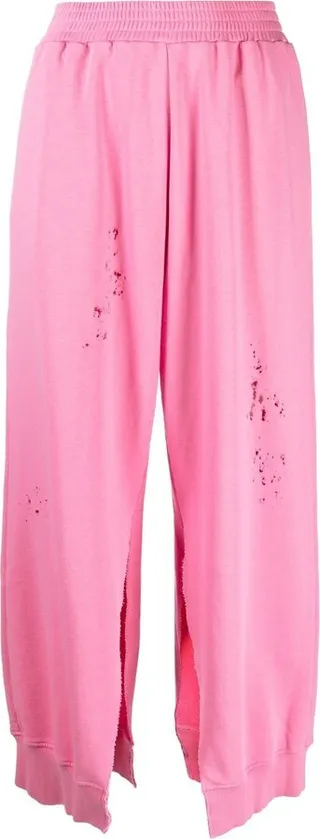 Distressed Track Pants