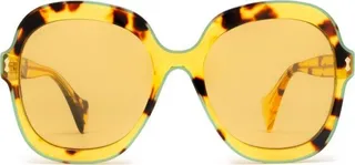 Gucci Eyewear Oval Frame Sunglasses