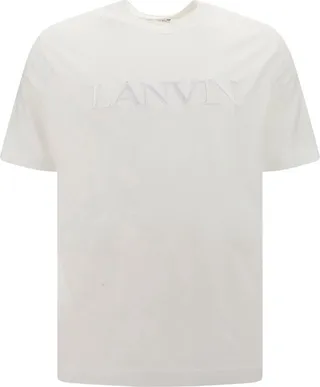 Lanvin Logo Embroidered Crewneck T-Shirt