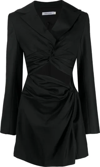 Cotton Cut-Out Mini Dress