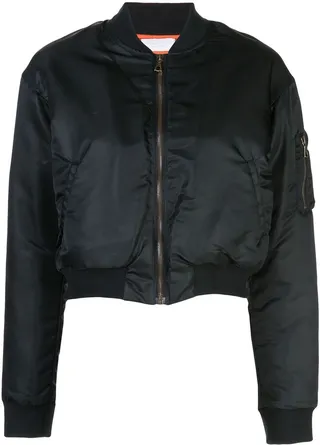 Hunter Cropped Bomber Jacket