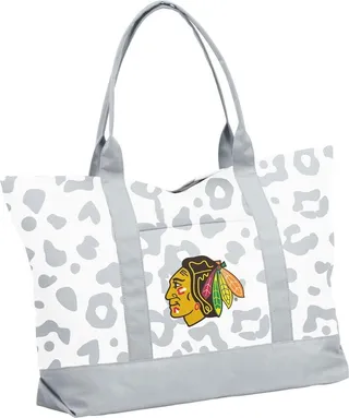 Women's Chicago Blackhawks Leopard Pattern Tote