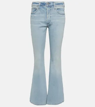 Emannuelle low-rise bootcut jeans