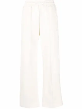 Straight-Leg Drawstring Track Pants