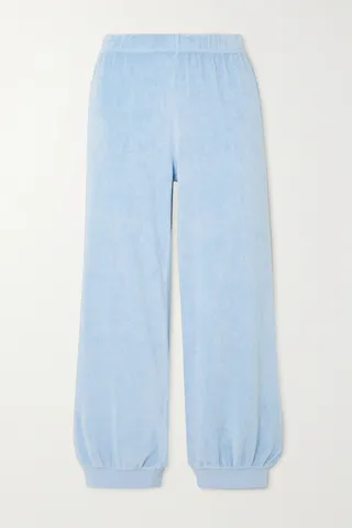 Suzie Kondi - Tosk Cotton-blend Terry Track Pants - Blue