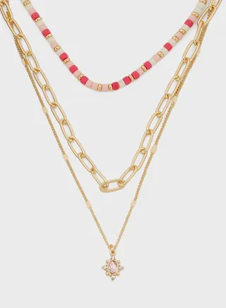 Layered Pendant Necklace
