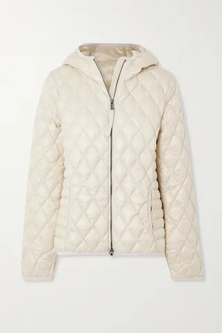 Bogner - Palina Hooded Quilted Recycled-shell Down Jacket - Ecru