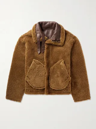 Reversible Suede-Lined Shearling Jacket