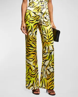 Studio Wide-Leg Silk Pants