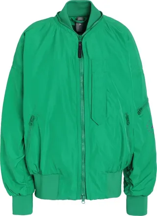 Adidas By Stella Mccartney Sportswear Woven Bomber Jacket Green