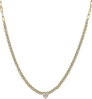 14K Yellow Gold & 0.96 TCW Diamond Pendant Necklace
