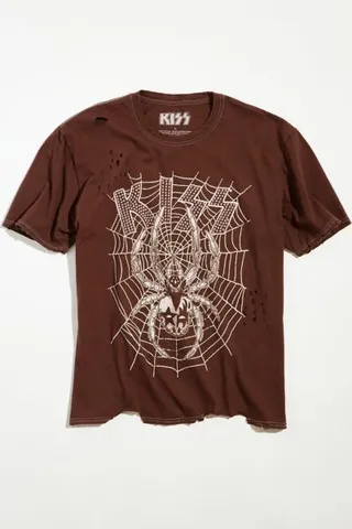 KISS Spider Destroyed Tee
