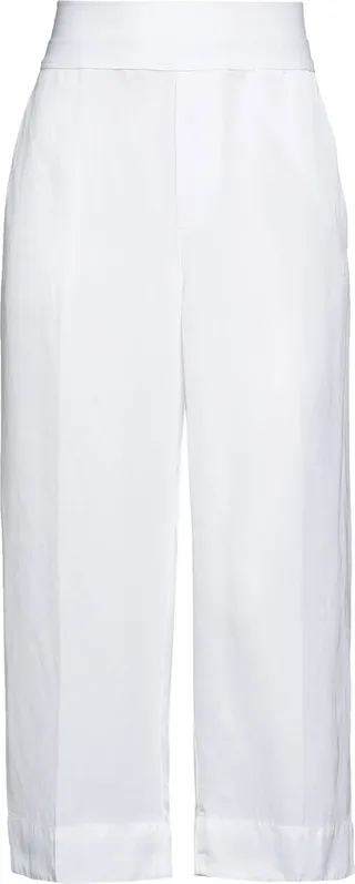 Cropped Pants White