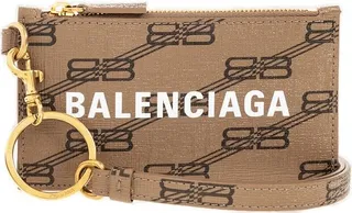 Balenciaga BB Monogram Strapped Cardholder