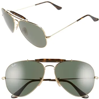 62mm Aviator Sunglasses