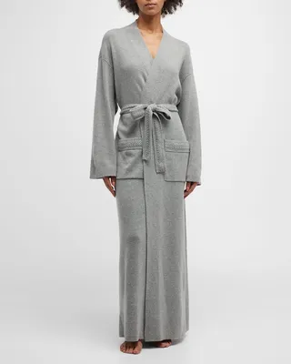 Braided Jewel Wool-Cashmere Robe