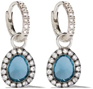 18kt White Gold Diamond Drop Earrings