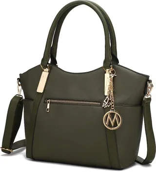 Janise Solid Tote Handbag