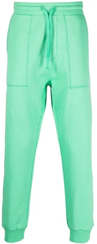 High-Waisted Tapered Trousers