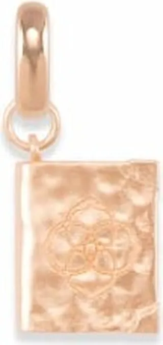 Literacy Charm in Rose Gold