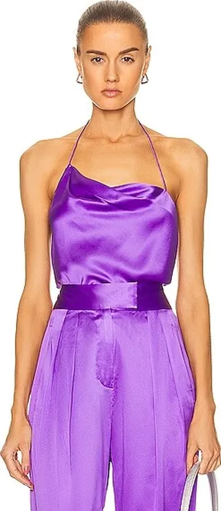 The Sei Open Back Cami in Purple