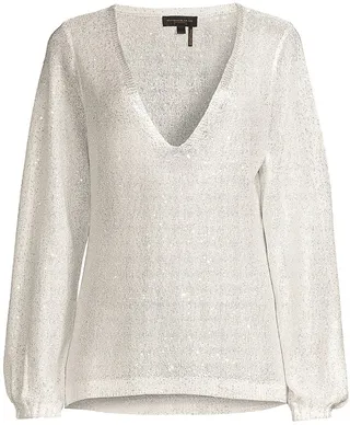 Shimmer V-Neck Tunic