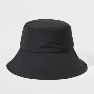 Women's Nylon Bucket Hat - Wild Fable™ Black