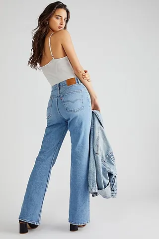 Levi's 70's High-Rise Flare Jeans by Levi's at Free People