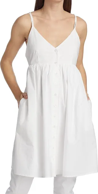 Brietgz Button Front Mini Dress