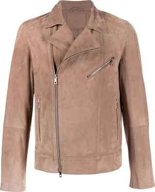 Suede Biker Jacket