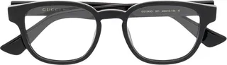 Round-Frame Logo Glasses