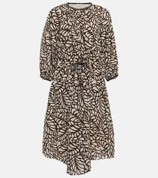 Cotton-blend minidress