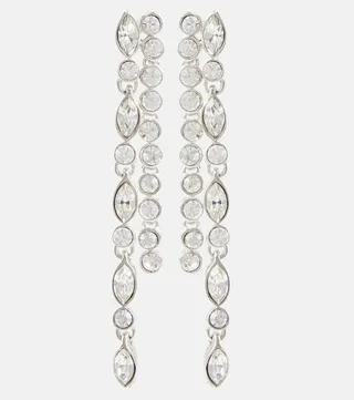 Crystal-embellished earrings