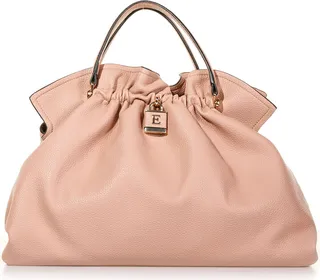 Octavia Curled Tote Bag With Shoulder Strap