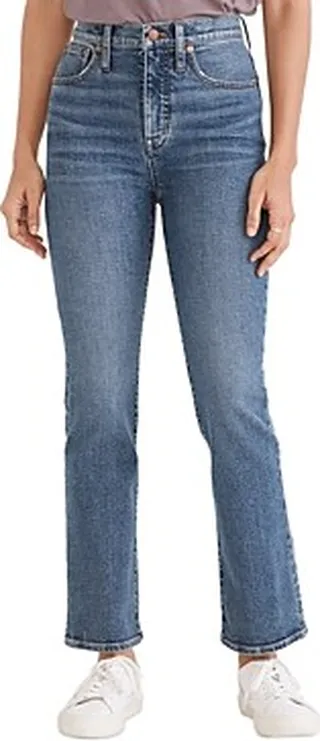 Madewell The Cali Demi-Boot Jeans in Glenside Wash