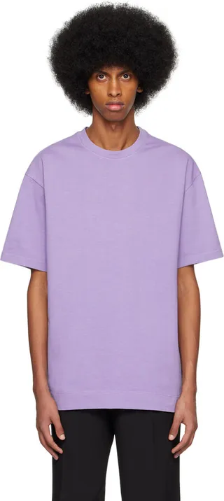 Massimo Alba Purple Nevis T-Shirt