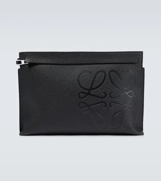 T leather pouch
