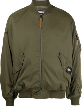 Shell bomber jacket