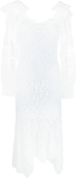 Floral-Lace Mini Dress
