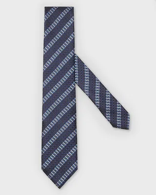 Men's Silk Jacquard Stripe Tie
