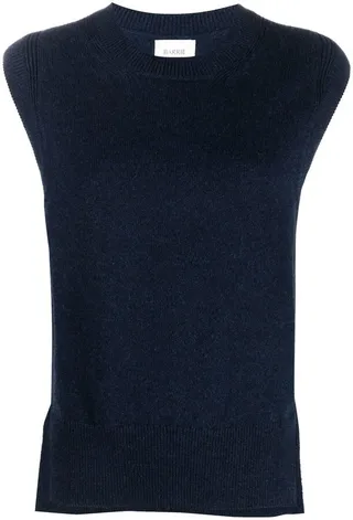 Sleeveless Cashmere Knit Top