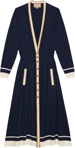 Wool Midi Dress