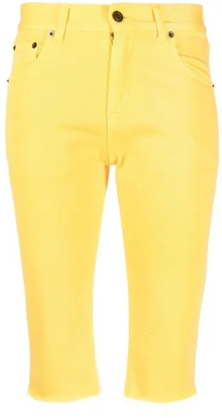 Knee-Length Denim Shorts