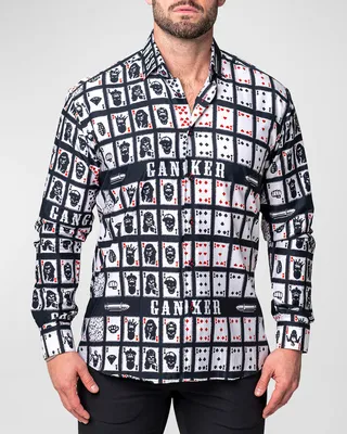 Men's Fibonacci Gangster Sport Shirt